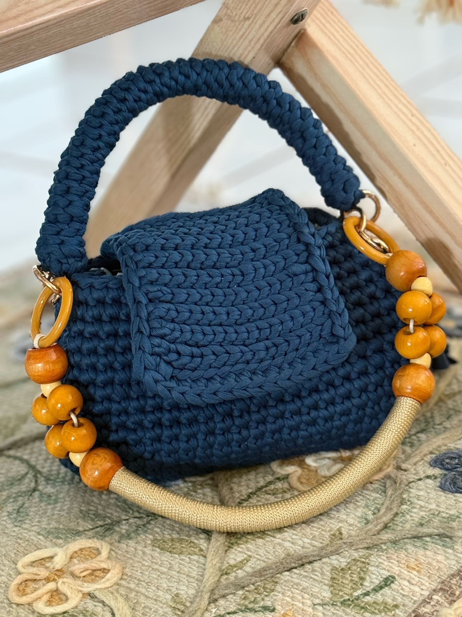 Bolso Navy Aura - Wanda Artisan Bags